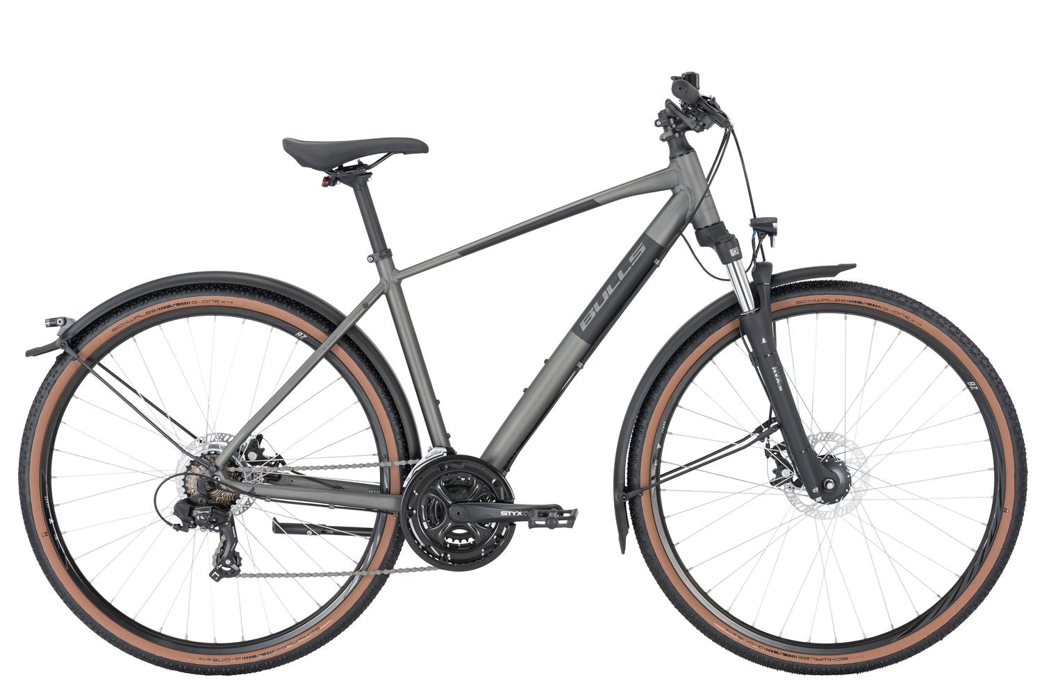 trekkingrad bulls herren Gravelliner 1 Gravelbike Größe:L / 9 black and white Rennradfahren in der Gruppe: