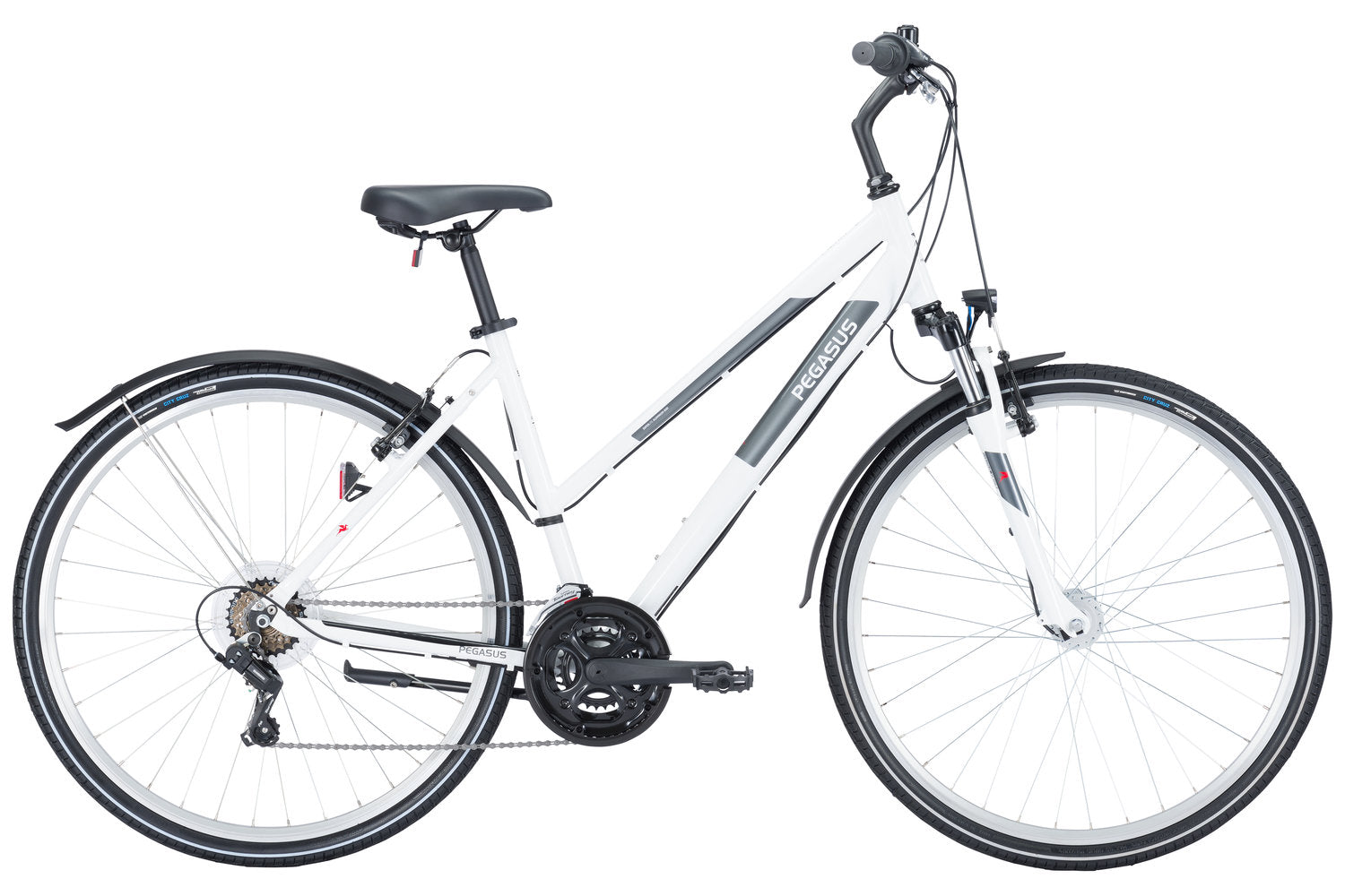 Pegasus Avanti Sport Trekkingrad Trapez Weiß