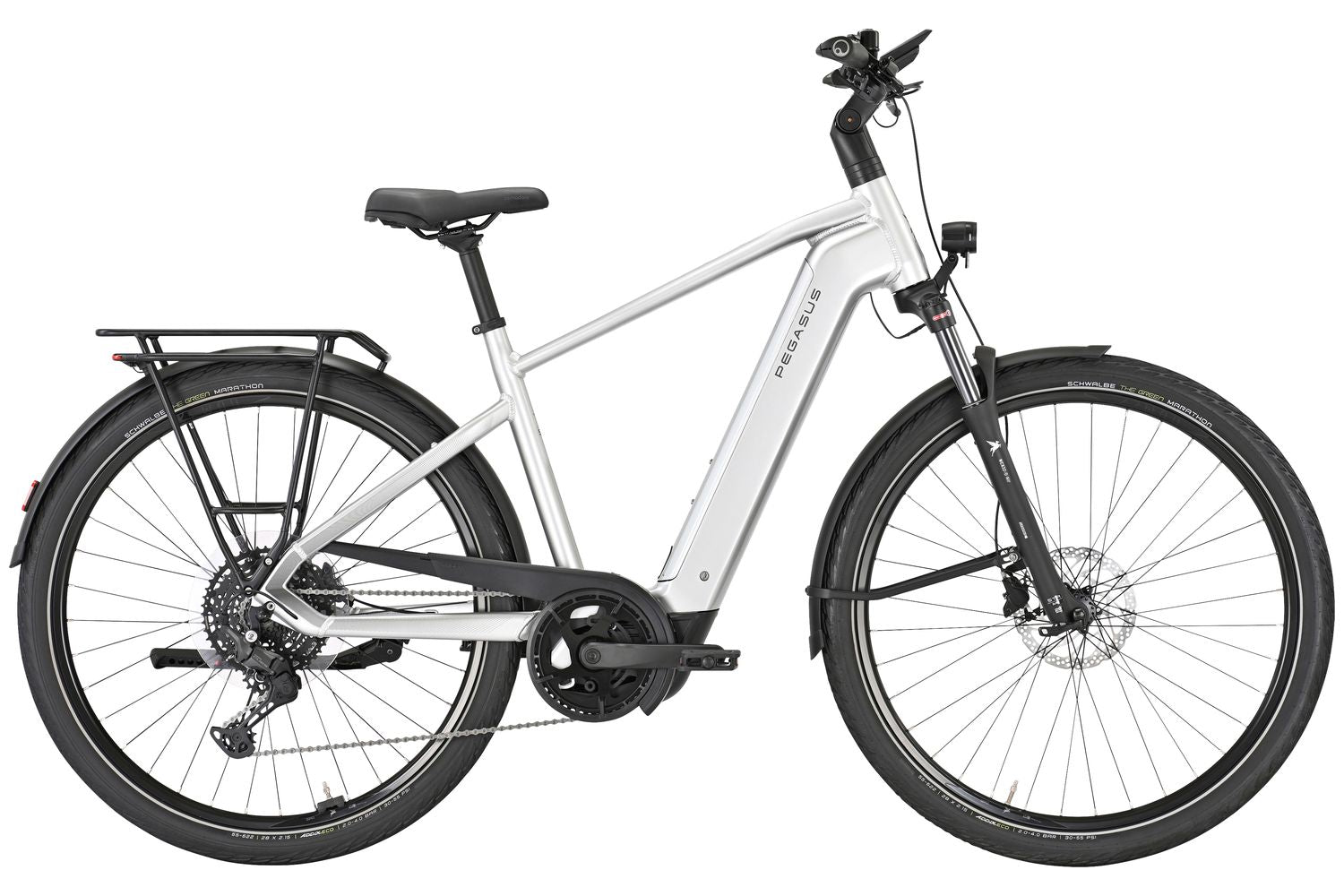 E-Bike Trekking Pegasus Premio Evo 10 Lite Herren Silber 800 Wh 2027 – Bike Reiter