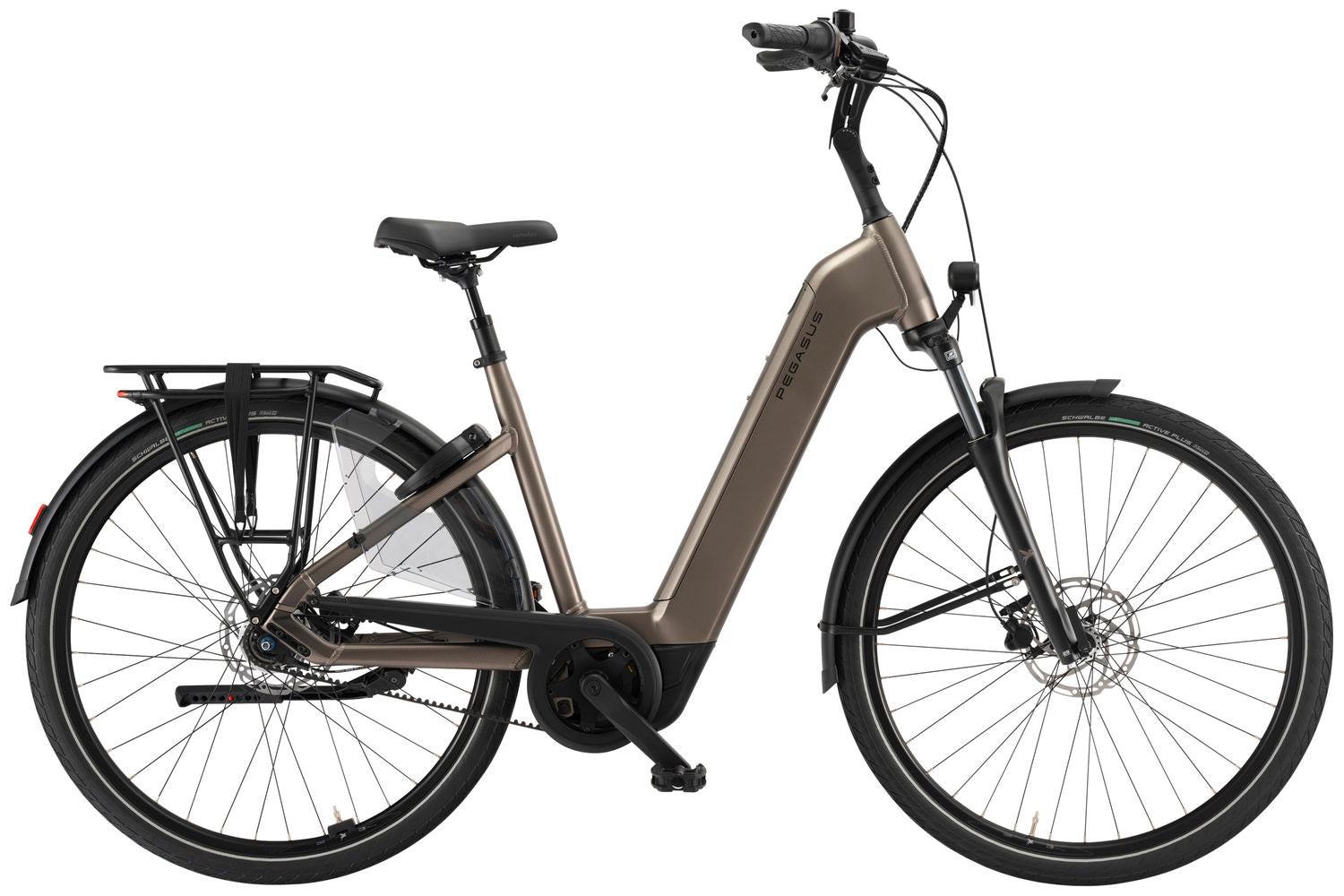 mountainbike damen grau City E-Bike Pegasus Ravenna Evo 7F Belt Damen Grau 600 Wh