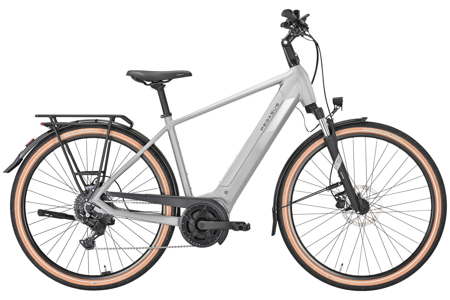 fahrrad pegasus 28 zoll herren E-Bike Trekking Pegasus Solero Evo 9 Herren Grau 625 Wh