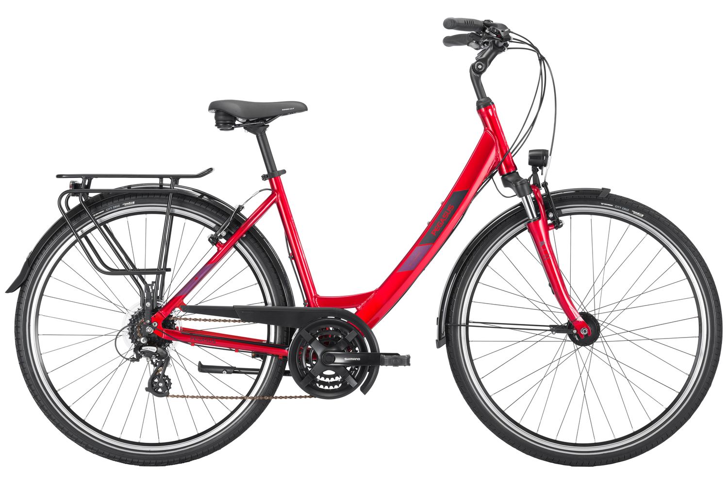 Trekkingrad Pegasus Solero SL 24 Wave Rot | 24-Gang
