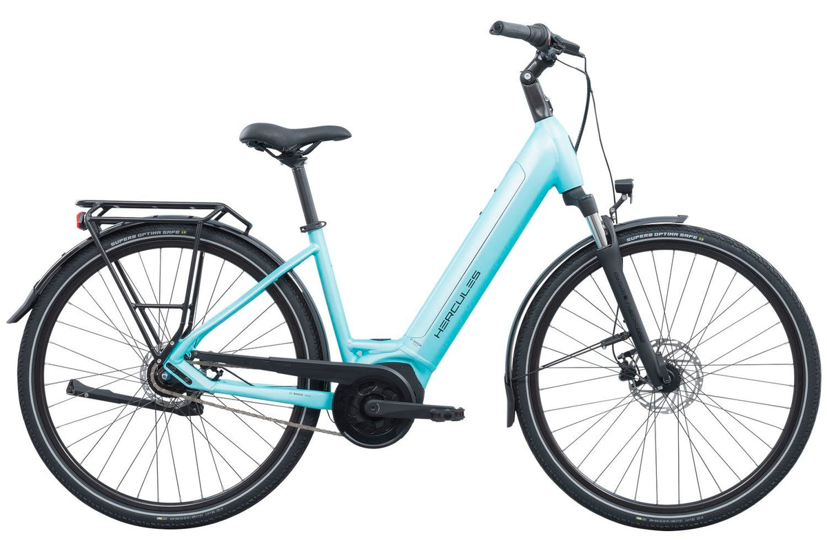 hercules e-bike damen 26 zoll City E-Bike Damen Hercules Lyon I-R8 Blau 2026 | Riemen