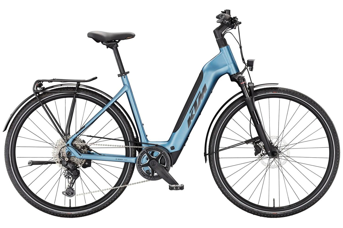 sportliches damen e bike KTM Macina Sport SX 20 Damen E-Bike 2026 blau