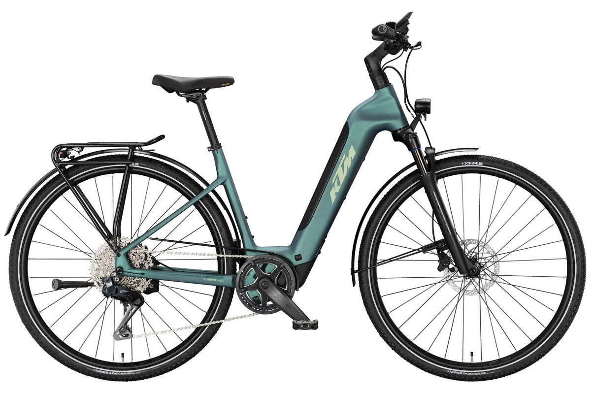 ktm e bike damen 43 cm Power Sport SX Plus 2027 – Leichtes Trekking E-Bike mit Bosch SX – Reiter lorbeerblätter Musterschreiben, Vorlage Für Einen Farbe:lila (Dark-Prismatic)
