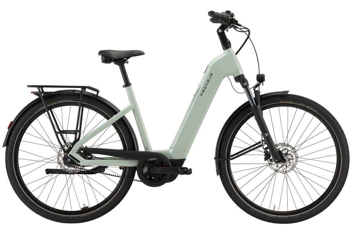 City E-Bike Pegasus Solero Evo 7F Belt Damen Sage 800 Wh 2027