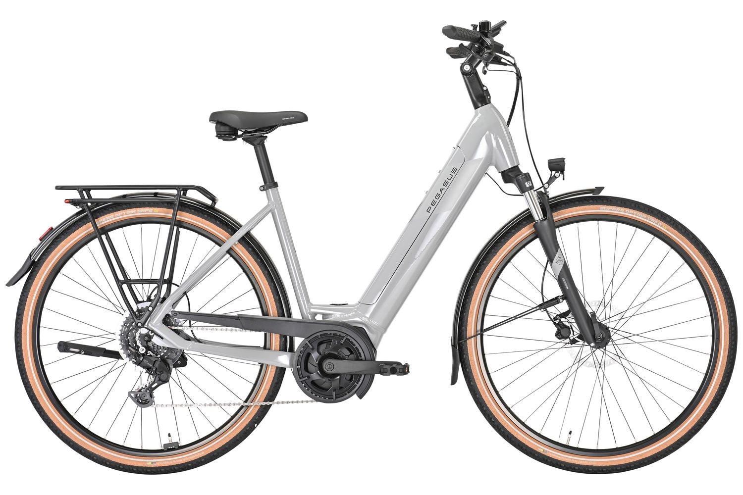 Pegasus Solero Evo 9 | 625 Wh | Damen | grau