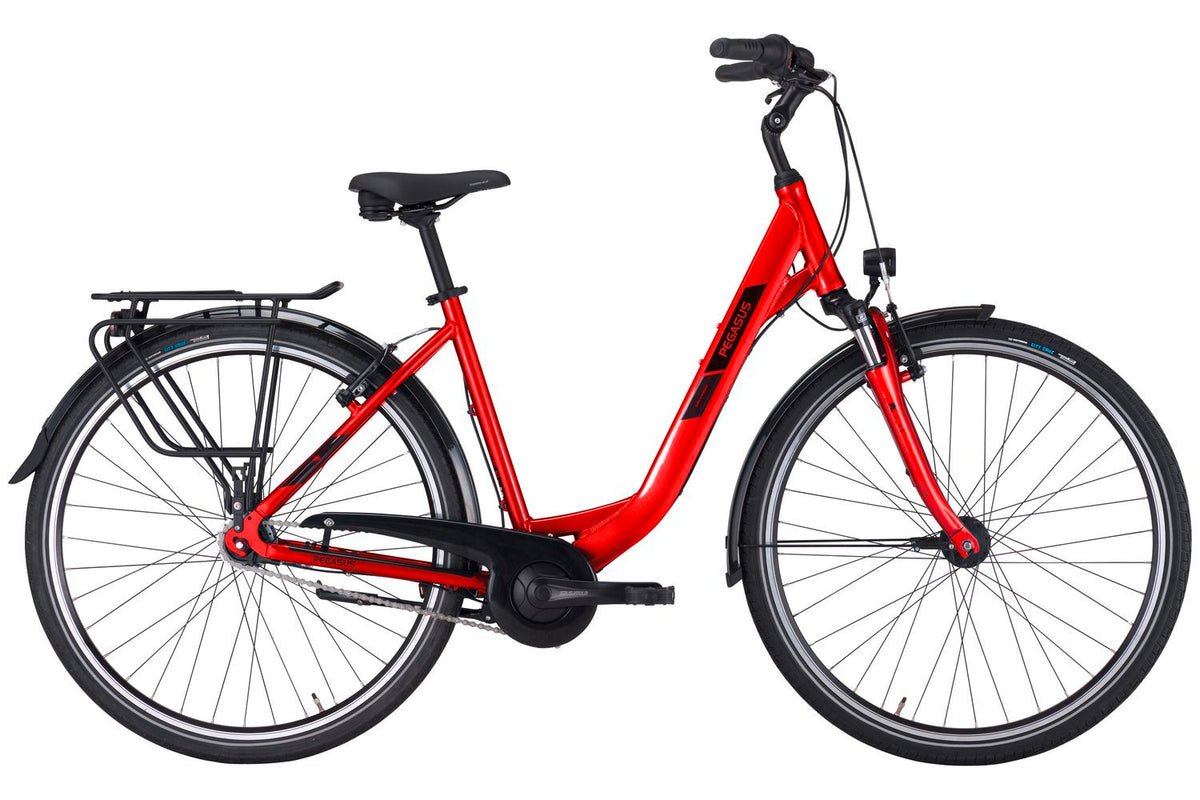 City-Trekkingrad Pegasus Solero SL 7 Deep Rot